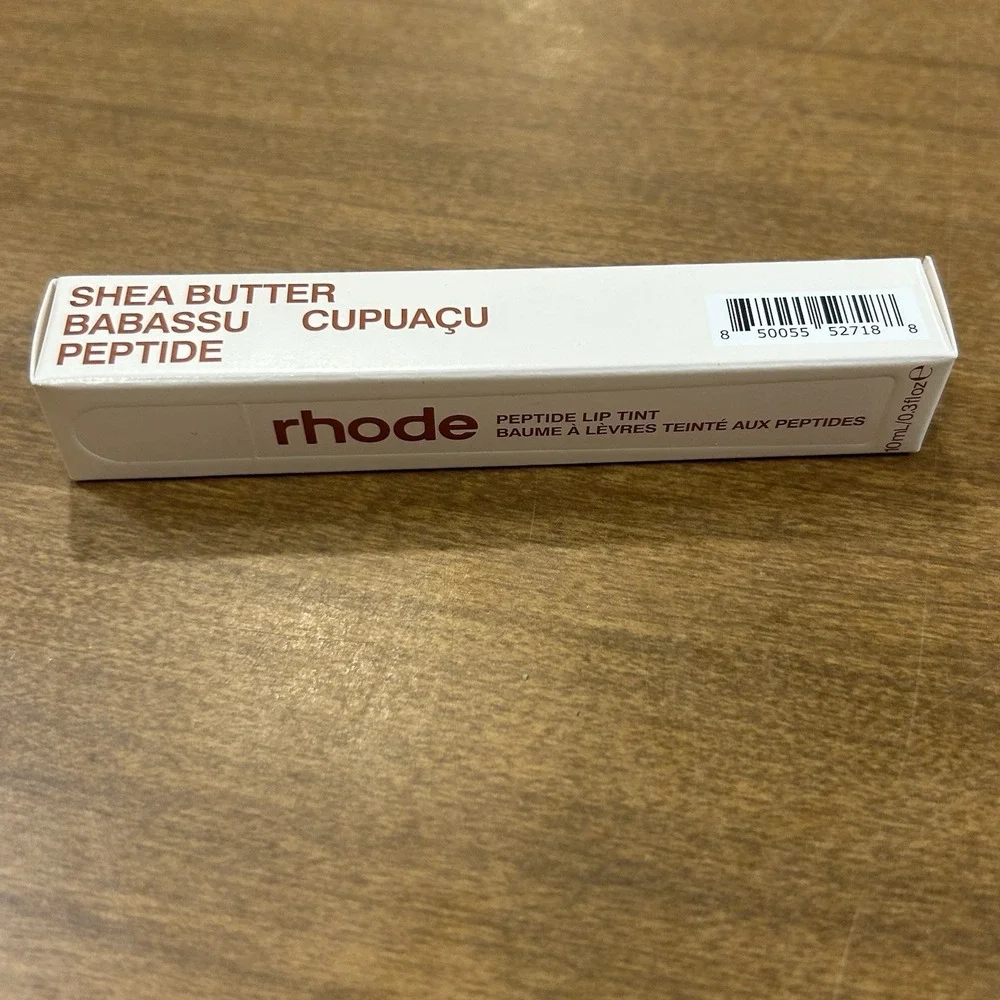 Rhode Peptide Lip Tint Cinnamon Roll Hydrating Shea Butter Lips 0.3 fl oz NIB